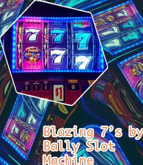 Blazing 7's slot machine for sale